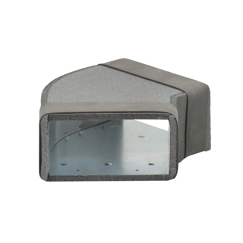 Thermoduct instortbocht 45 graden 300x80 mm horizontaal