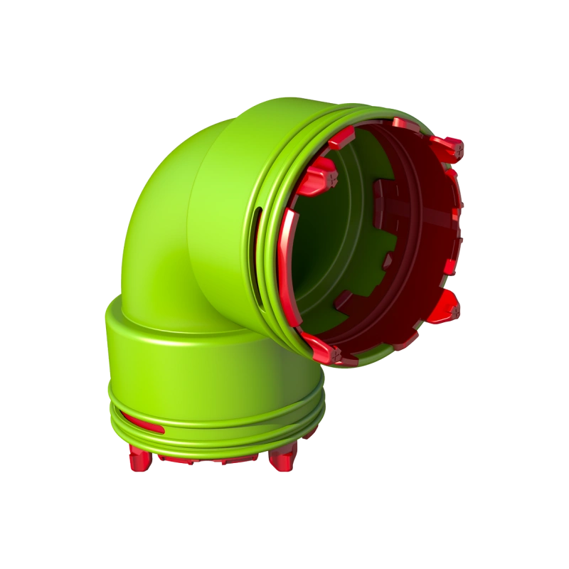 Ubbink Air Excellent 48C bocht 90° koppelstuk