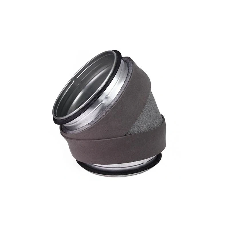 Thermoduct 13mm bocht diameter 450 mm 45 graden geisoleerd