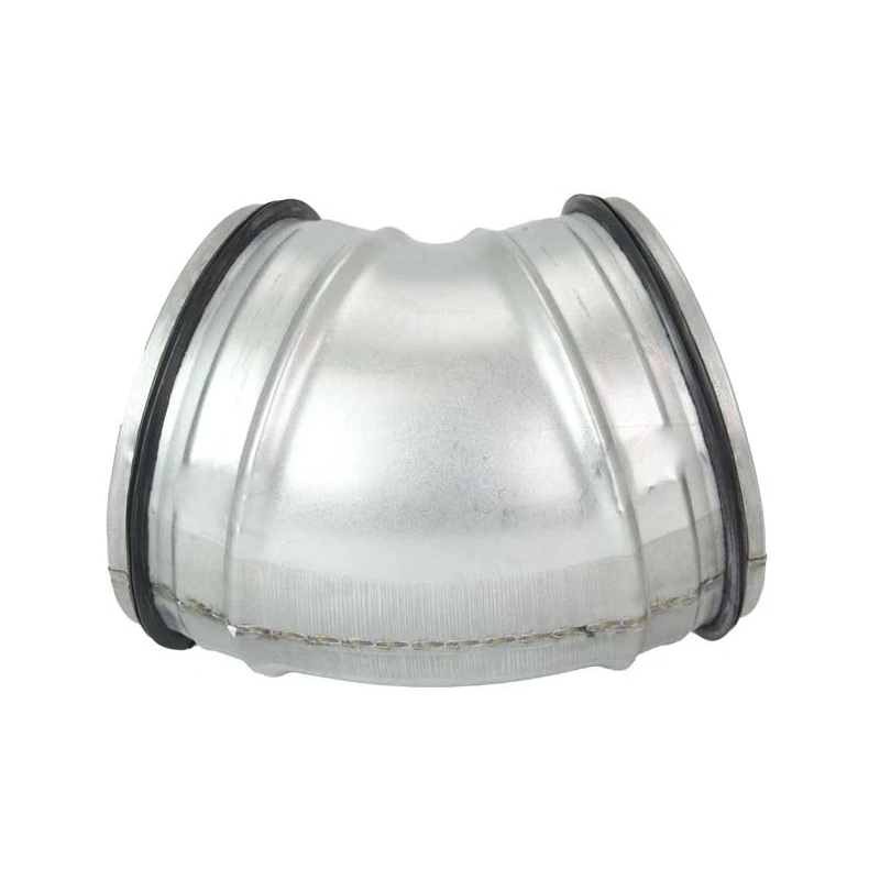 Korte ronde spiro bocht 45° Ø 125mm voor spirobuis