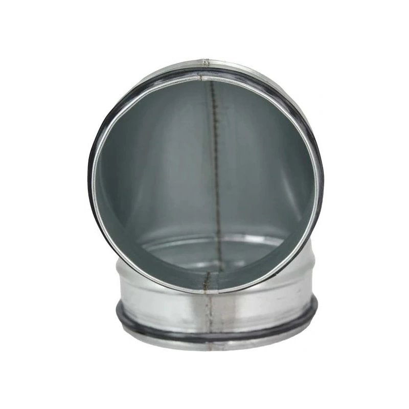 Korte ronde spiro bocht 90° Ø 100mm voor spirobuis
