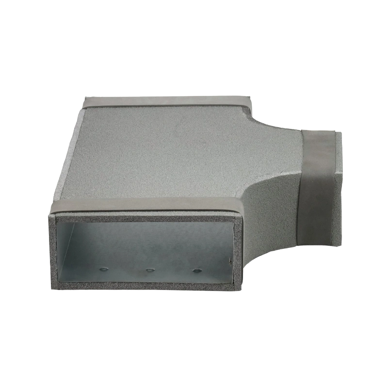 Thermoduct T-stuk 90 graden 220x80 - 220x80 tbv instortkanaal