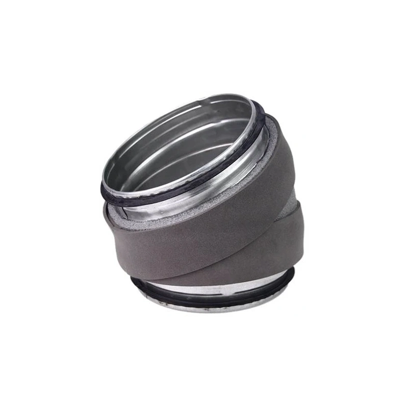 Thermoduct 13mm bocht diameter 160 mm 30 graden geisoleerd
