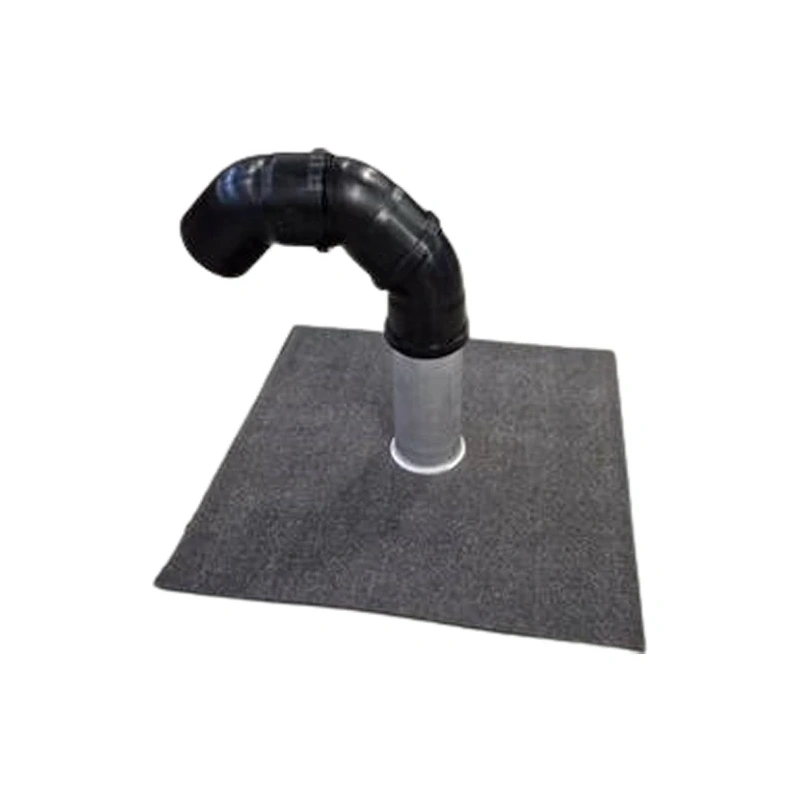Dakdoorvoerset Ø110mm met bitumen dakbedekking, 200mm buis