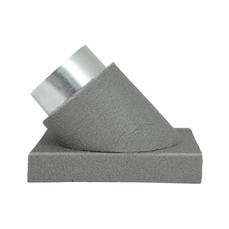 Thermoduct 90 graden aftak stuk 80 mm