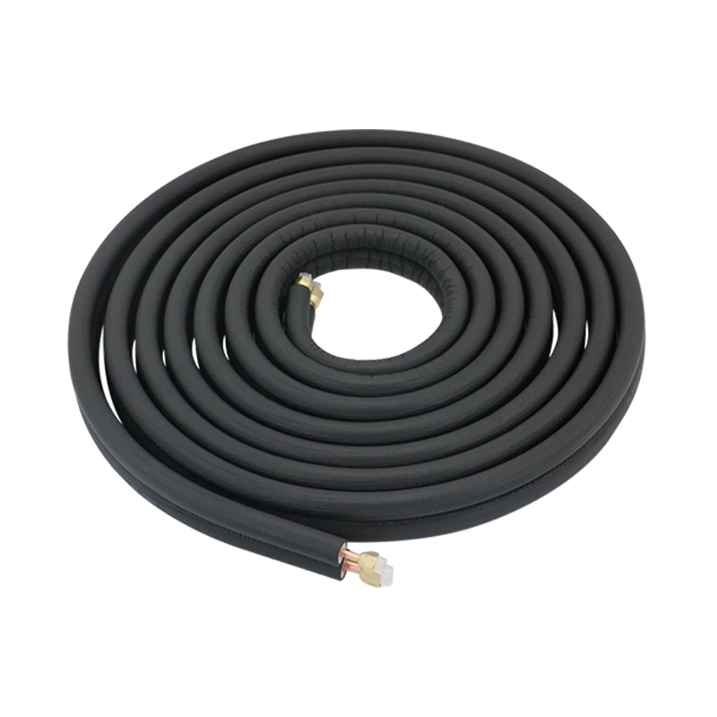 Koelleidingset met flarewartels 1/4-3/8 lengte 8 meter