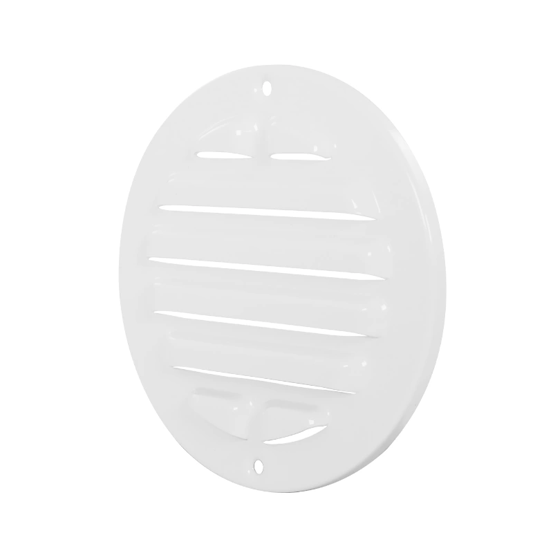 Buitenrooster rond 80 mm aluminium - RAL9016