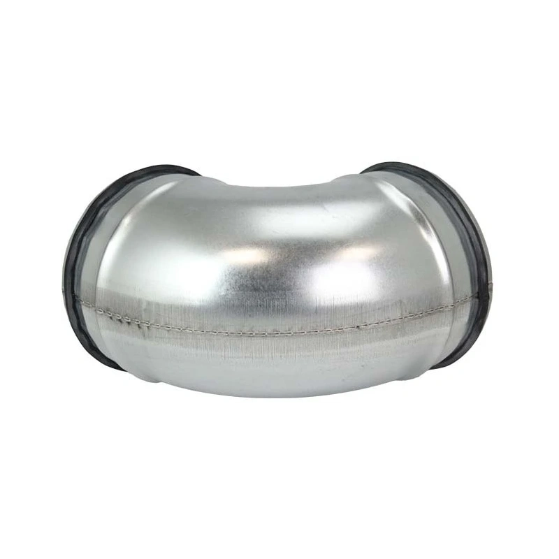 Korte ronde spiro bocht 90° Ø 80mm voor spirobuis