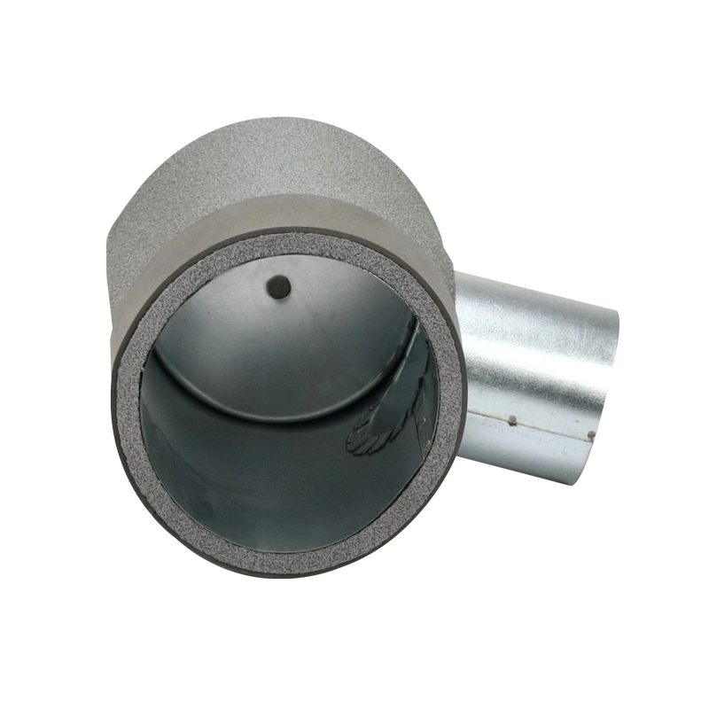 Thermoduct instortpot diameter 125mm H=80 mm enkel met gat voor tunnel