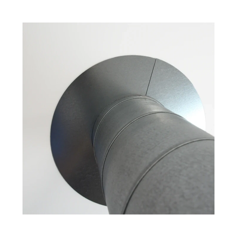 Afwerkrozet Ø 355 mm sendz. verzinkt (2 delen)