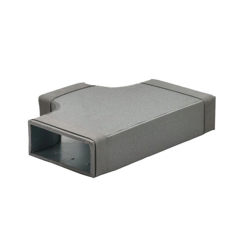 Thermoduct T-stuk 90 graden 220x80 - 220x80 tbv instortkanaal