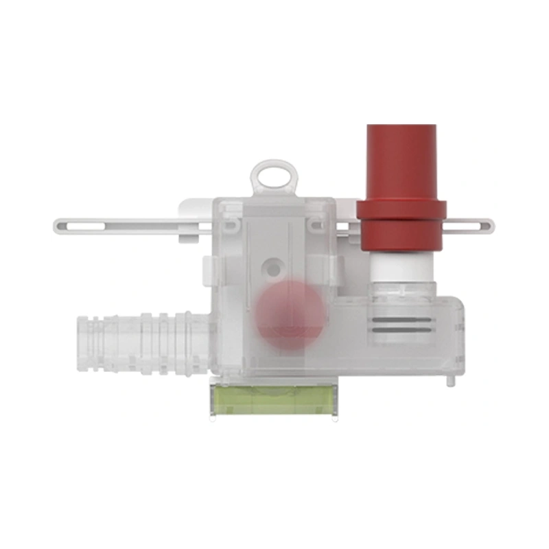 Waterloze inbouwsifon voor condenswater afvoer.