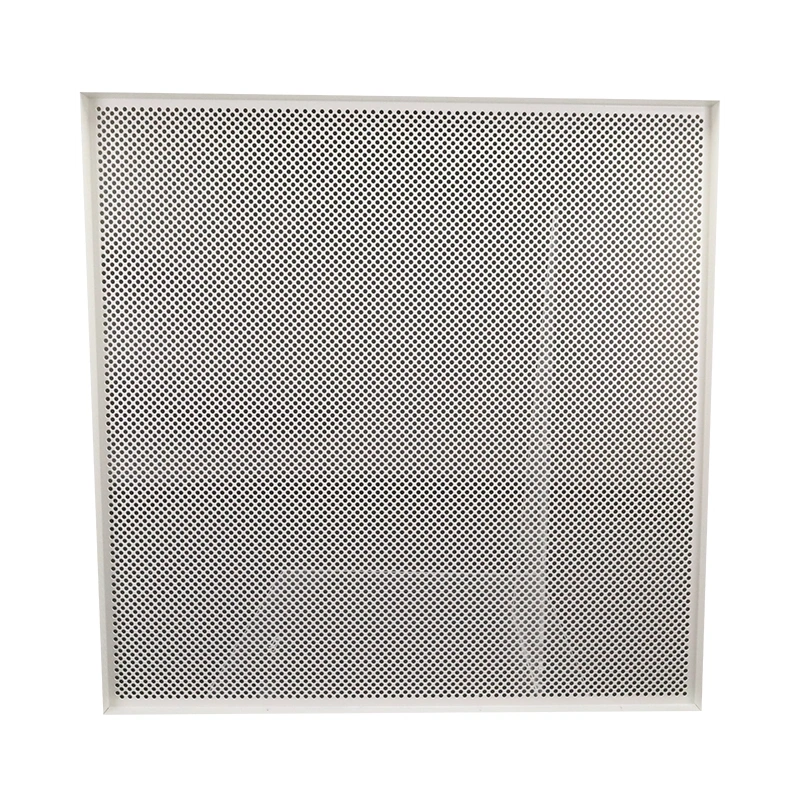 Geperforeerde plafondplaat 600 x 600 mm voor inleg in systeemplafonds