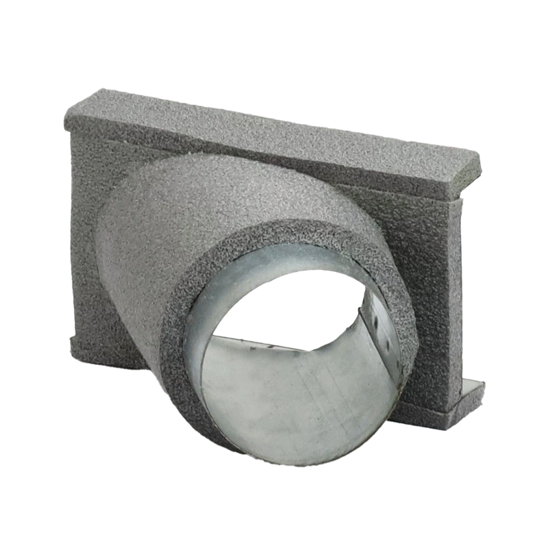 Thermoduct 45 graden aftak stuk 80 mm