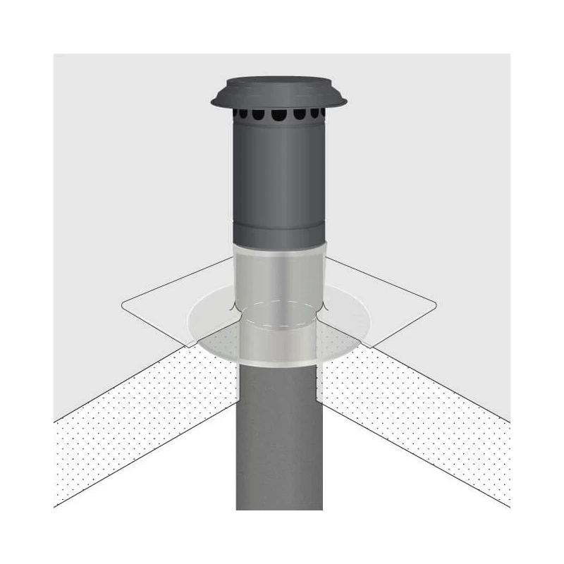 Thermoduct dakdoorvoer Ø200mm
