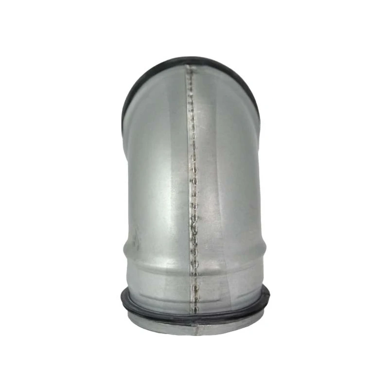 Korte ronde spiro bocht 90° Ø 80mm voor spirobuis
