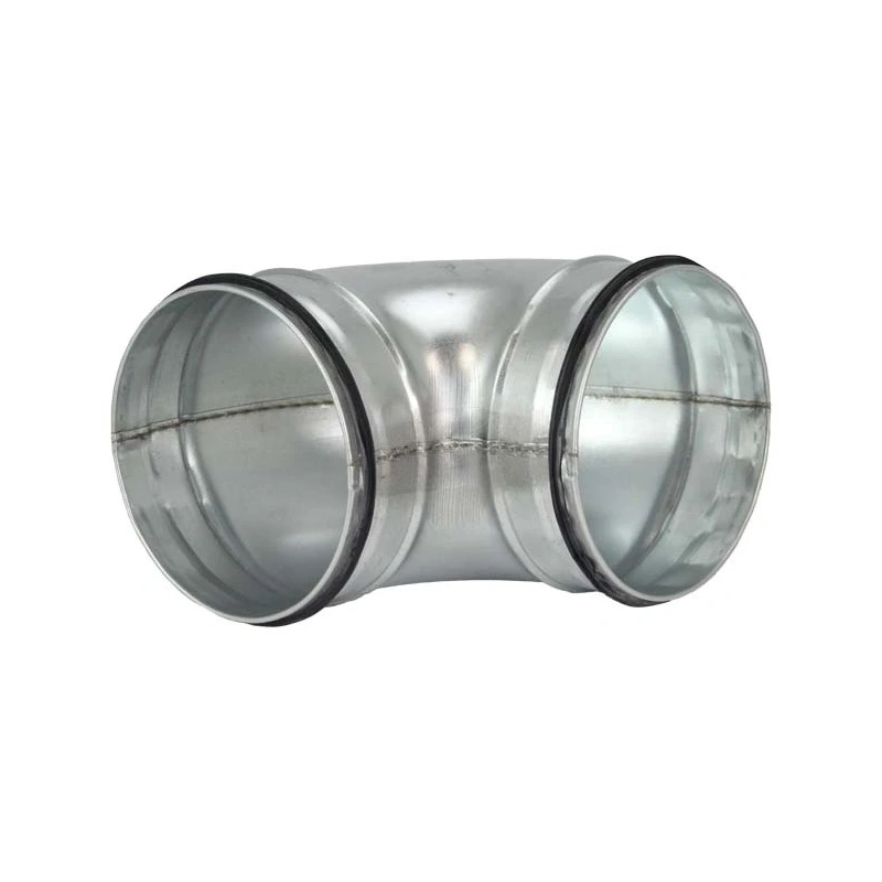 Korte ronde spiro bocht 90° Ø 160mm voor spirobuis