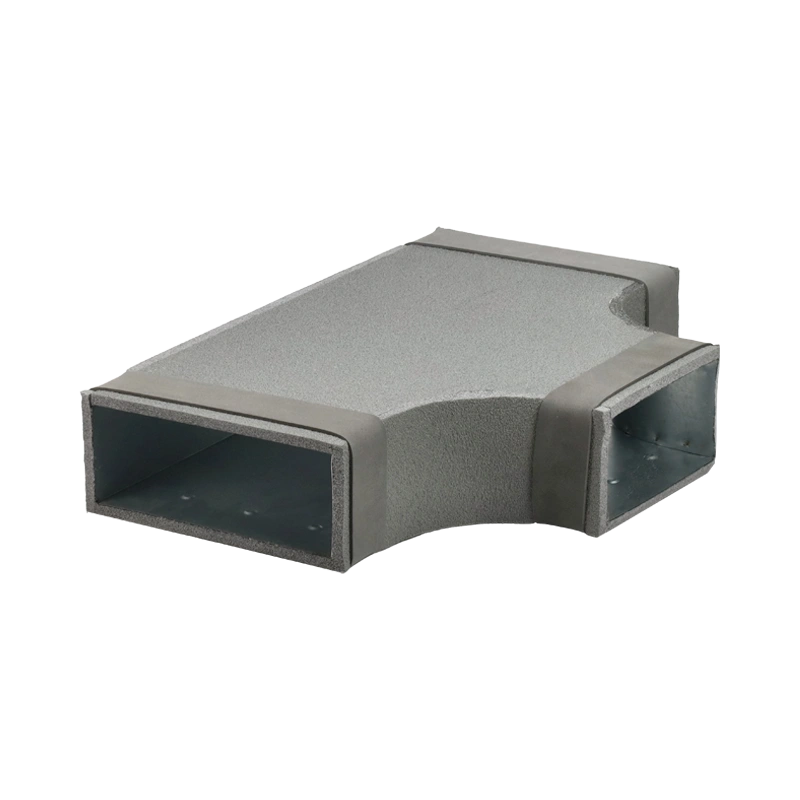 Thermoduct T-stuk 90 graden 220x80 - 220x80 tbv instortkanaal