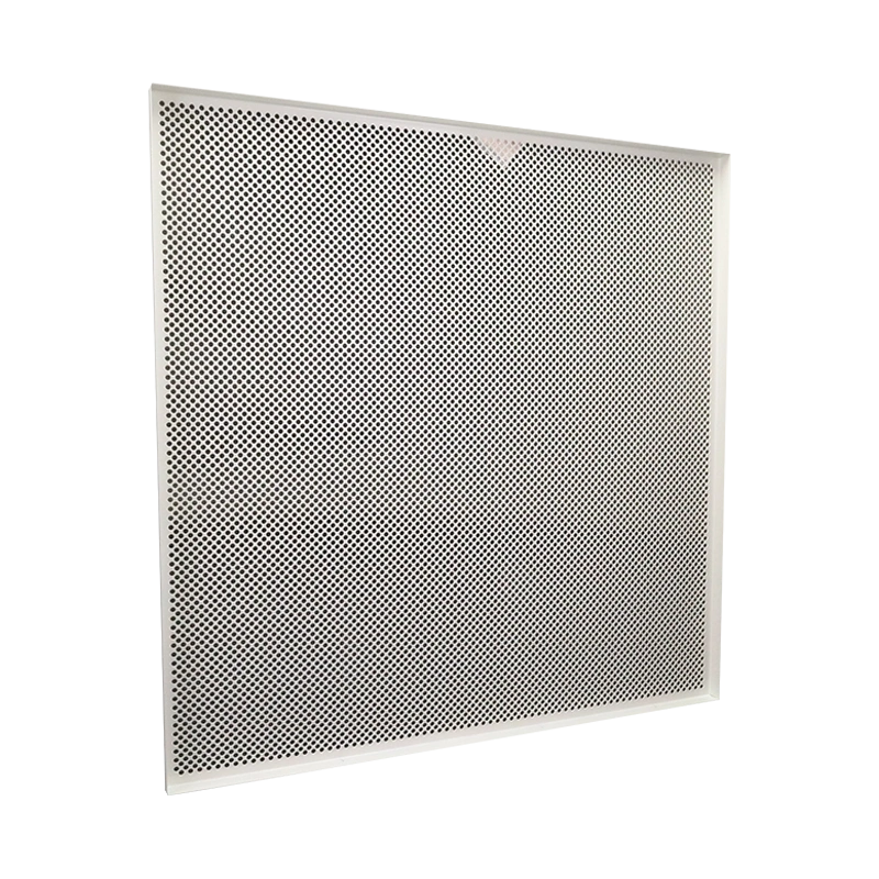 Geperforeerde plafondplaat 600 x 600 mm voor inleg in systeemplafonds