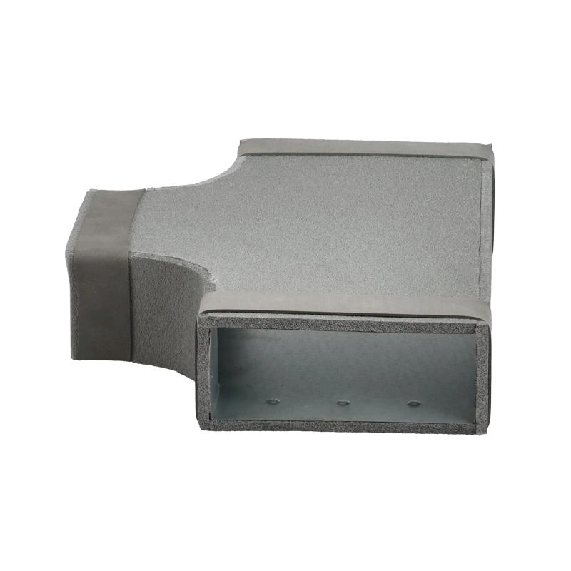 Thermoduct T-stuk 90 graden 220x80 - 220x80 tbv instortkanaal