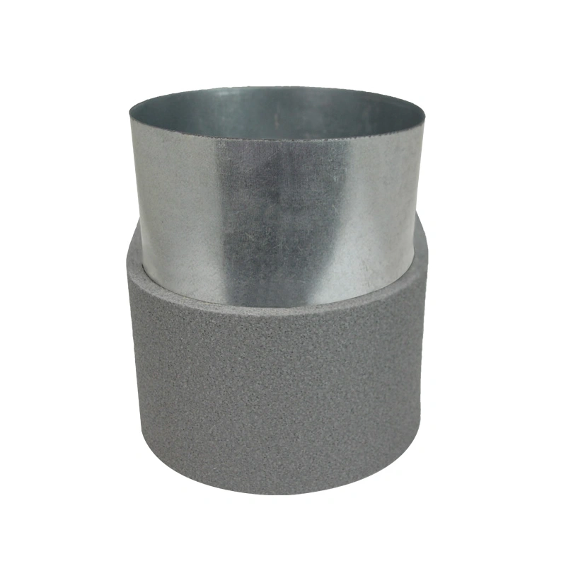 Thermoduct lepe hoekstuk enkel symetrisch 220x80 mm naar diameter 150