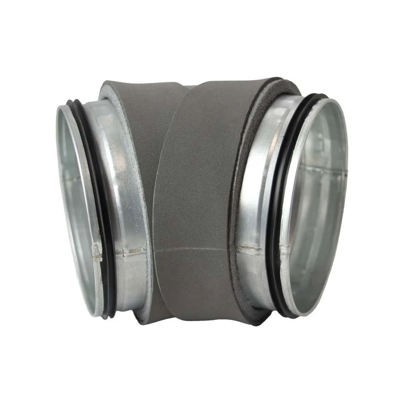 Thermoduct geïsoleerde bocht 45 graden diameter 450 mm