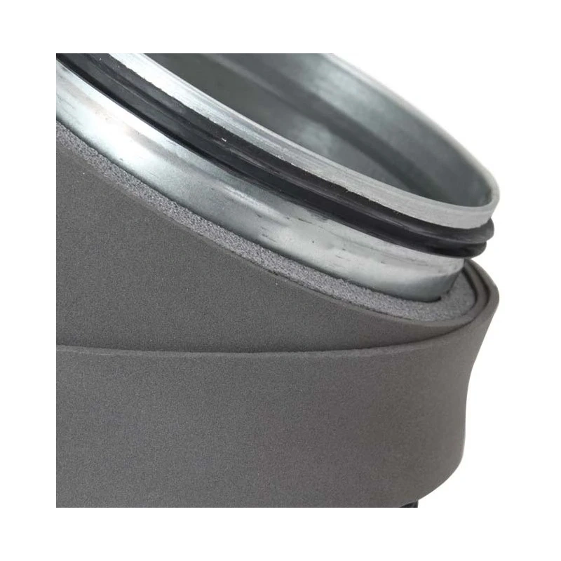 Thermoduct 13mm bocht diameter 450 mm 30 graden geisoleerd