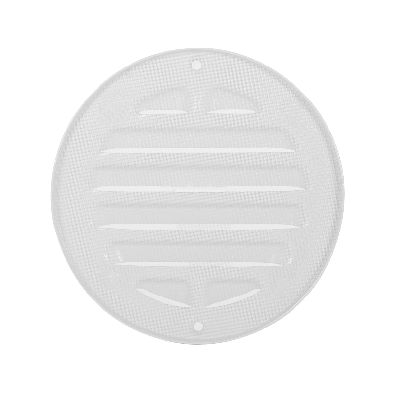 Buitenrooster rond 160 mm aluminium - RAL9016