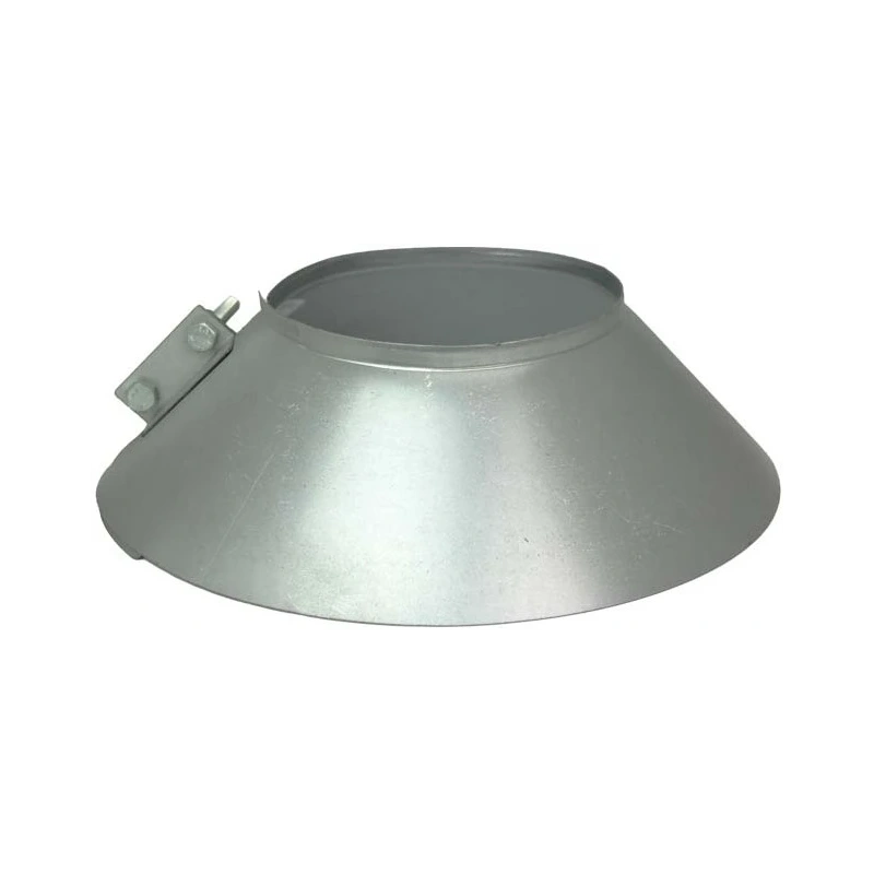Spiro Stormkraag Ø 180mm - Gegalvaniseerd