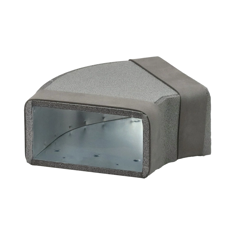 Thermoduct instortbocht 45 graden 220x80 mm horizontaal