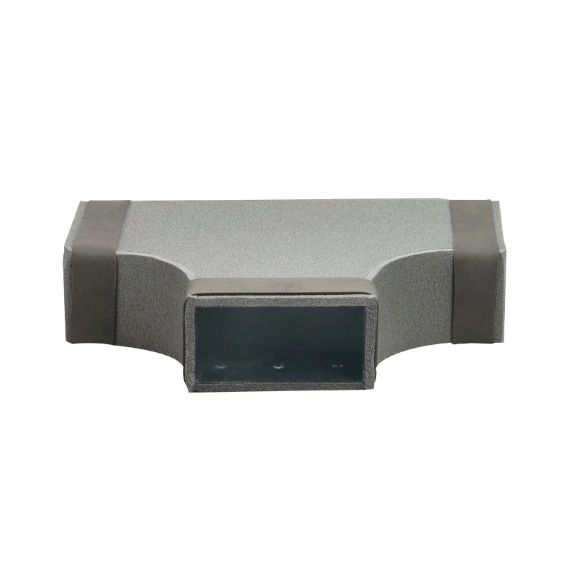 Thermoduct T-stuk 90 graden 300x80 - 220x80 tbv instortkanaal