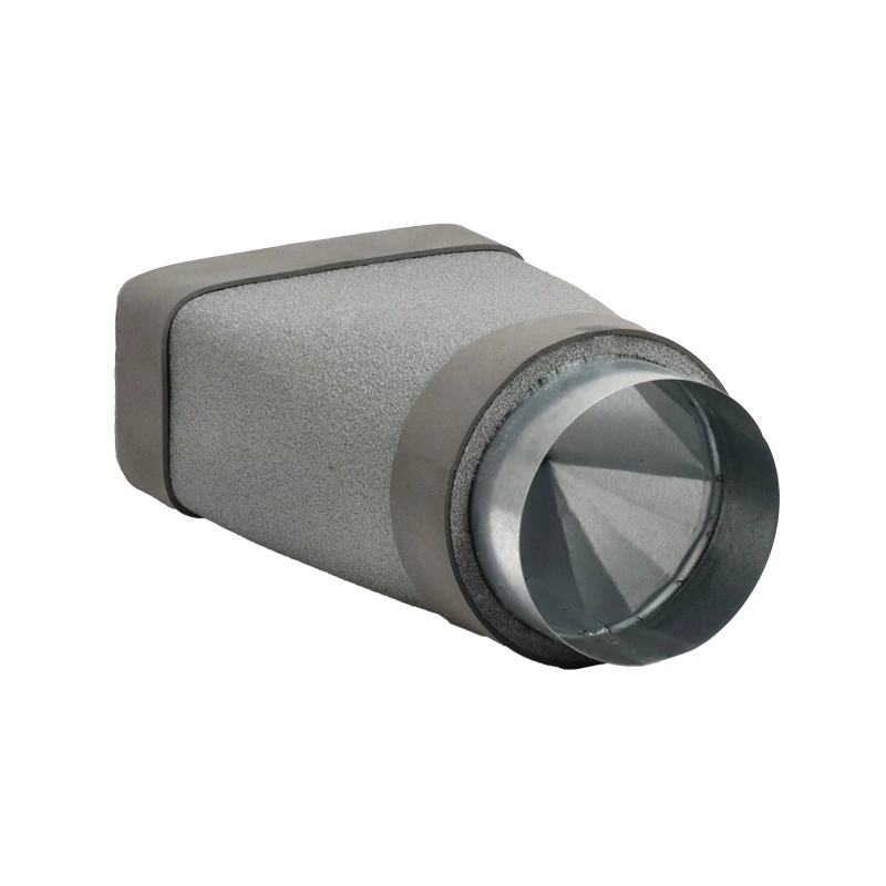 Thermoduct verloopstuk 220x80 mm naar diameter 150 mm