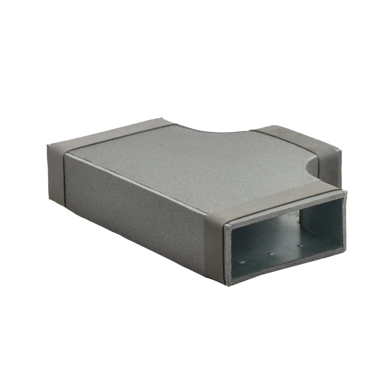 Thermoduct T-stuk 90 graden 220x80 - 220x80 tbv instortkanaal