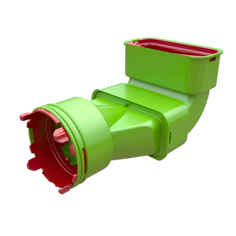 Ubbink Air Excellent 48C - 55SC bocht 90° verloopstuk - verticaal