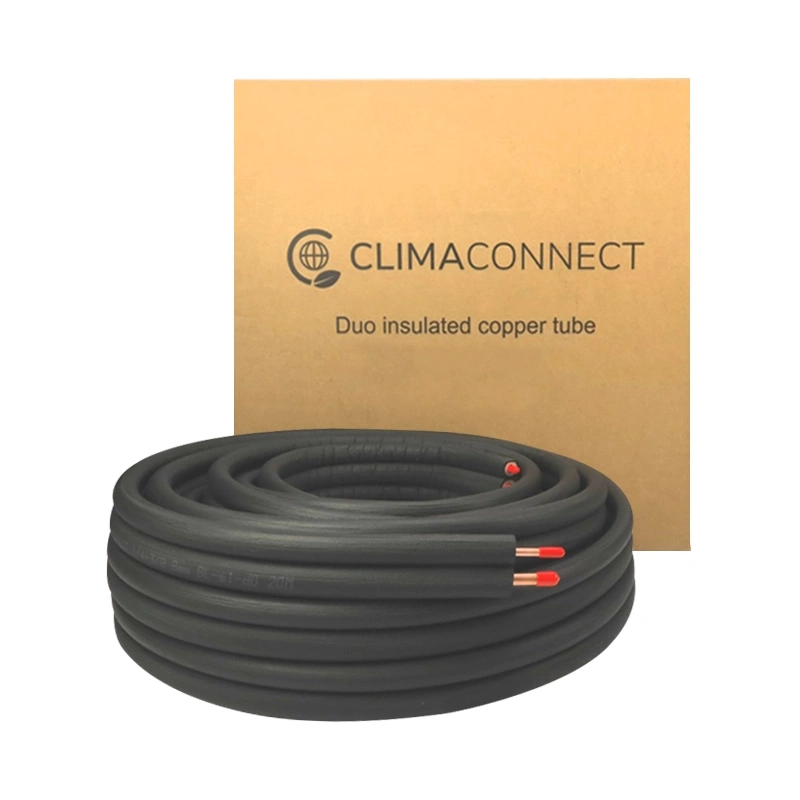 Climaconnect Duo geisoleerde koelleiding 1/4-3/8 rol 20 meter