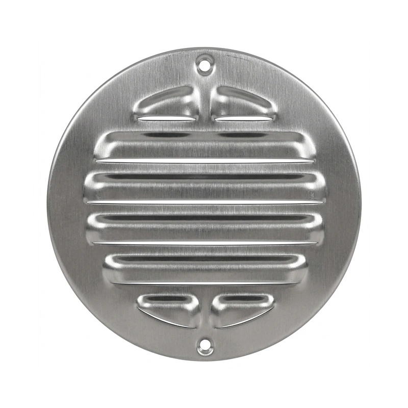 Buitenrooster rond 80 mm RVS304