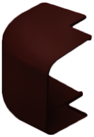 Climaplus Haakse buitenbocht Ral 8017 BRUIN 90x65 mm