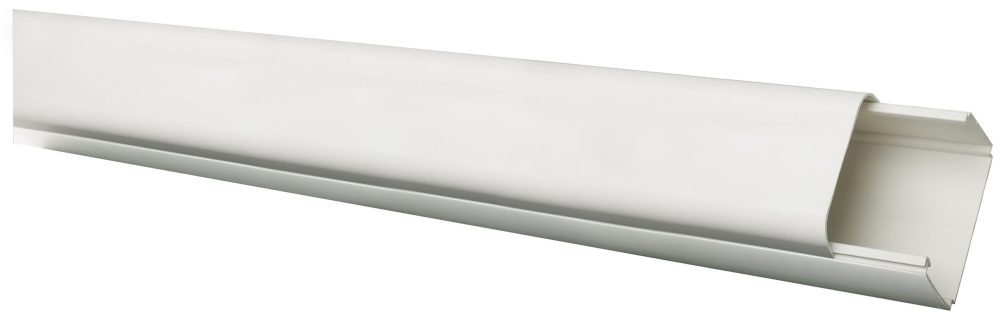 Climaplus montagekanaal 90 x 65 mm Ral 9010 Wit, lengte 2 meter