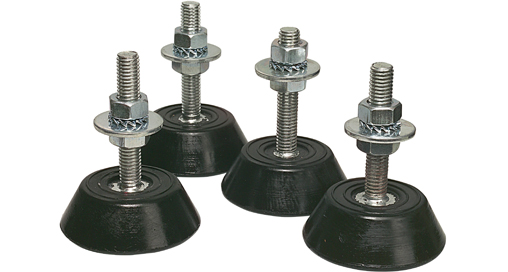 Vibratiedempers 5620 voor buitenunits.per set van 4 stuks