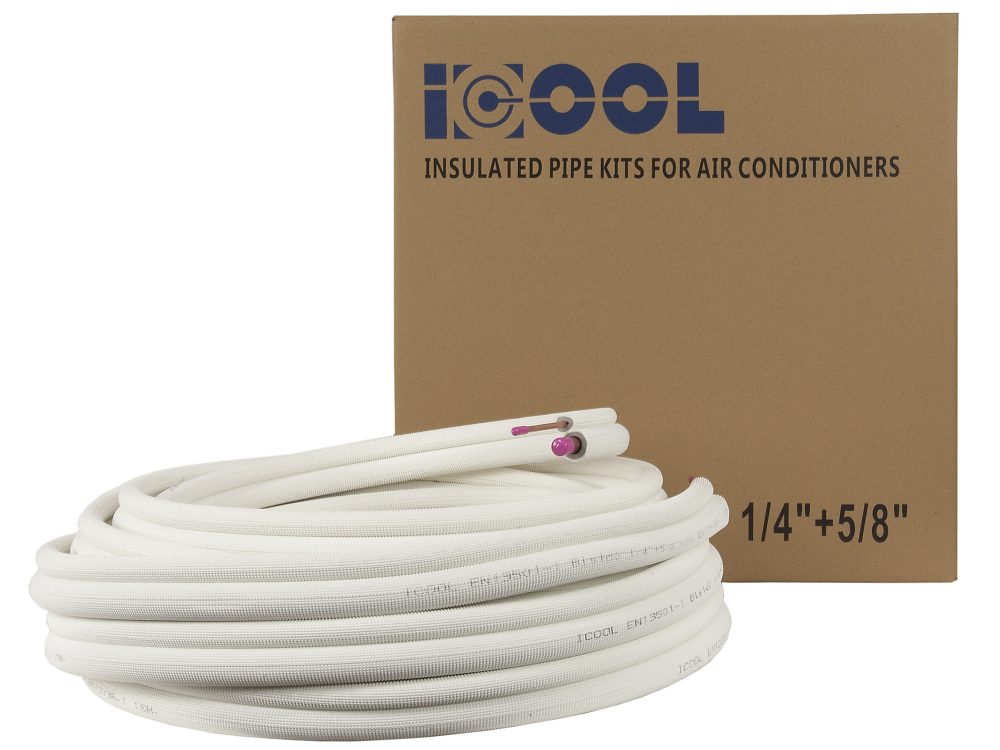 ICOOL-2520 Duo koelleiding 1/4-5/8, Doos 20 Meter