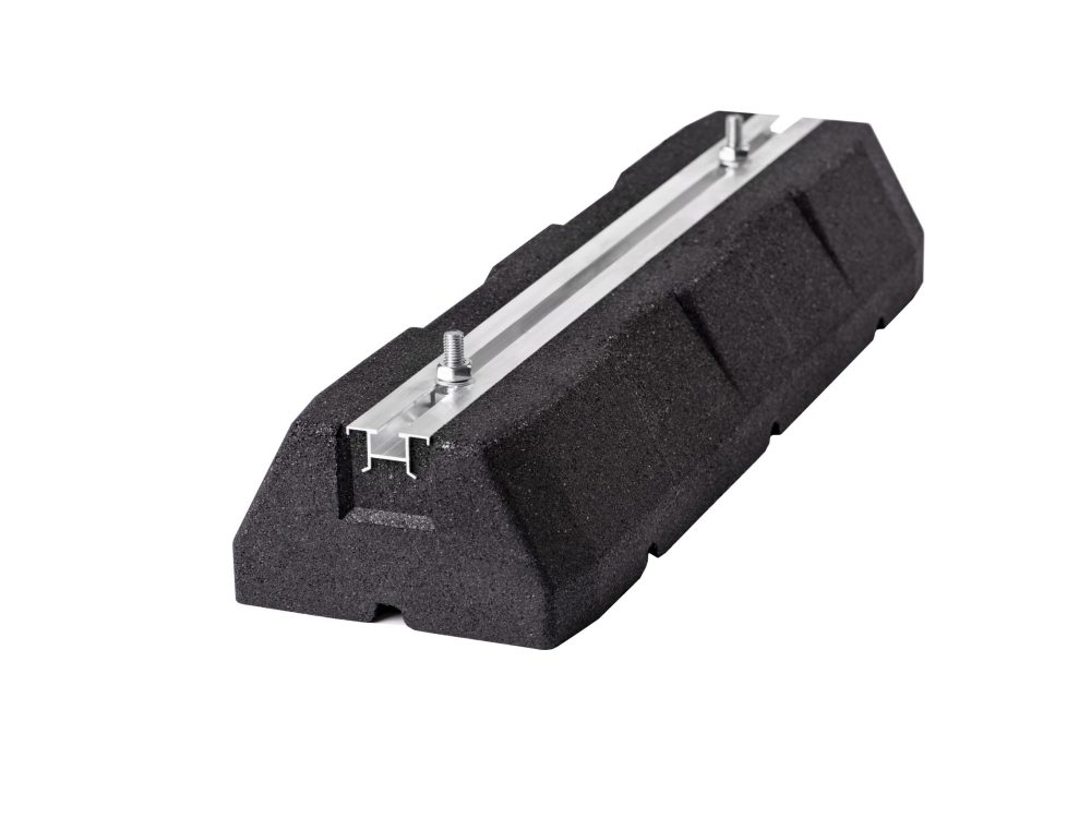 RB-FIX 600 rubber montagebalk trillingsdempend 600x100x180mm