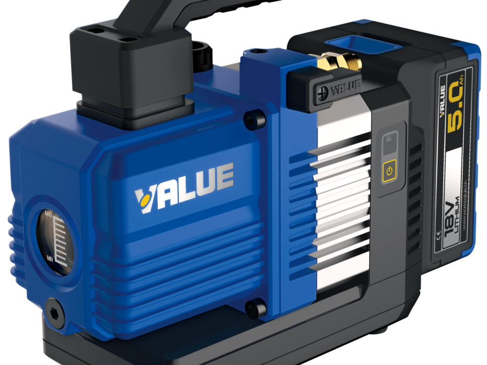Value draaadloze 2 traps vacuumpomp VRP-2DLI R32
